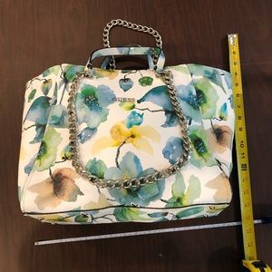 Guess Nikki floral print chain tote